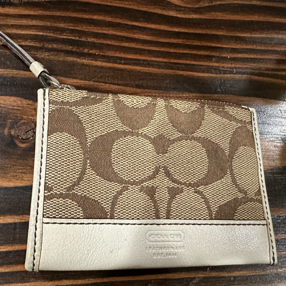 Authentic Coach Key Chain Card Holder